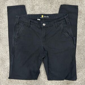 Carhartt Woman’s Black Slim Fit Jeans Size 6 Tall